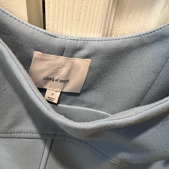 Cinq à Sept Light Blue Mini Dress - Picture 1 of 5